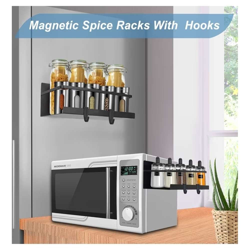 Magnetic Black Storage Shelf - Picture 2 of 4